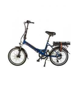 elektrische vouwfiets scamper s200 matblauw