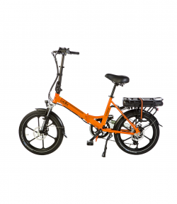 elektrische vouwfiets scamper s400 mat oranje