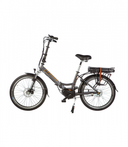 elektrische vouwfiets scamper s600 xl matgrijs mid