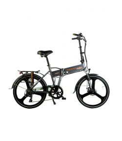 elektrische vouwfiets trotter t400 xl matgrijs